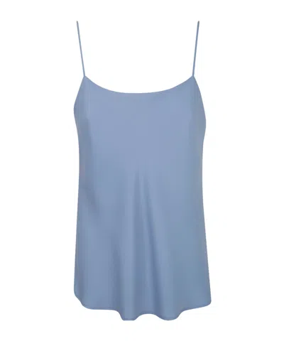 Herno Spaghetti Strap Tank Top In Blue