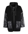Herno Resort Jacket In Wool And Ultralight Nylon In Black