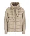 Herno Women Resort Jacket In Ultralight Nylon And Mesh In Neutral