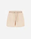 Herno Sponge Effect Sweater Shorts In Chantilly