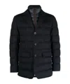 Herno Spread-collar Padded Jacket In Black