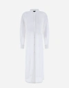 Herno Spring Lace And Ecoage Trench Coat In White