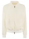 HERNO HERNO SPRING LACE AND ECOAGE REVERSIBLE BOMBER JACKET