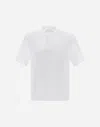 Herno Spring Ultralight Scuba Polo Shirt In White
