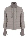 Herno Powder Polyamide Jackets In Gray
