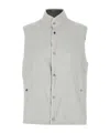 Herno Sleeveless Reversible Gilet High Collar In White