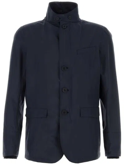 Herno Stand-up Collar Nylon Jacket