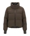 Herno Stand-collar Down Jacket In Brown