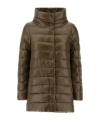Herno Stand-collar Quilted Down Jacket In Gray