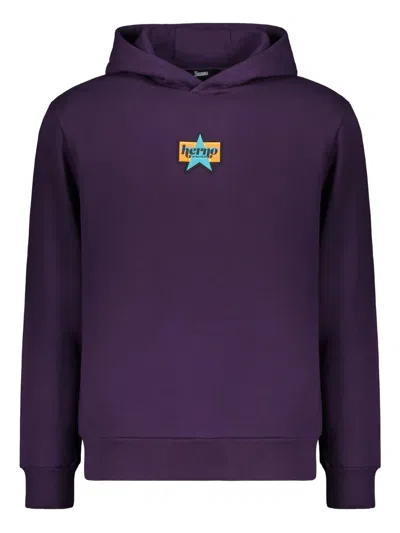 HERNO STAR-EMBROIDERED HOODIE
