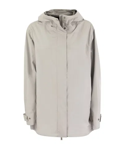 HERNO HERNO STRAIGHT HEM HOODED JACKET