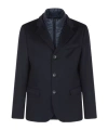 Herno Cashmere Padded Insert-detail Blazer In Black