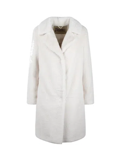 Herno Faux-fur Coat In White