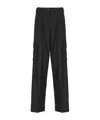 Herno Straight-leg Cargo Trousers In Black