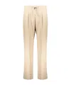 Herno Straight-leg Casual Pants In Brown