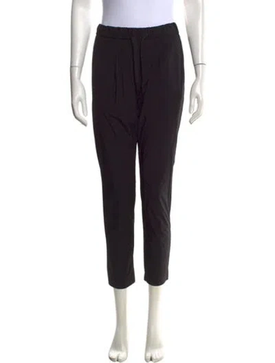 Pre-owned Herno Straight Leg Pants In Black
