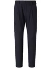 Herno Straight-leg Trousers In Blau