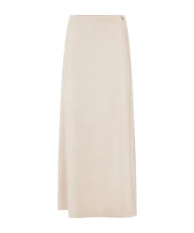 Herno Straight-cut Skirt In Neutral