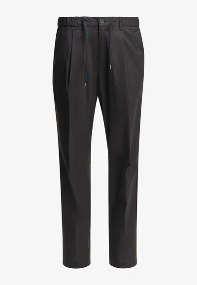 Herno Straight-leg Casual Pants In Blue