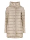 Herno Piumino Amelia In Nylon Beige  Donna In Multi