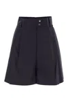Herno Women Stretch Cotton Bermuda Shorts