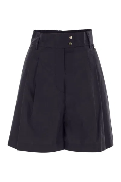 HERNO HERNO STRETCH COTTON BERMUDA SHORTS