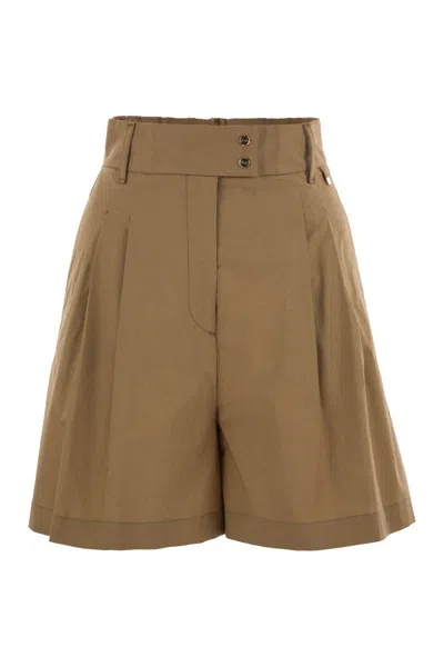 HERNO HERNO STRETCH COTTON BERMUDA SHORTS