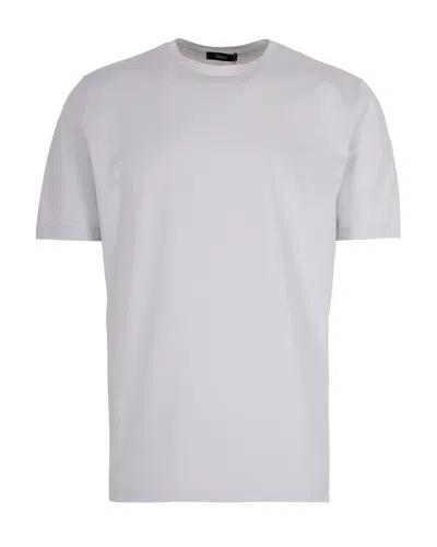 Herno Stretch Cotton Jersey T-shirt In Gray