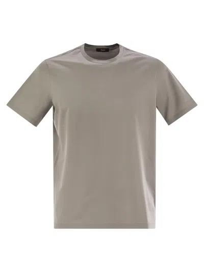 HERNO HERNO STRETCH COTTON T SHIRT