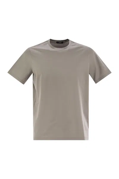 HERNO HERNO STRETCH COTTON T-SHIRT