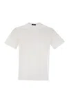 Herno T-shirt In Superfine Cotton Stretch And Light Scuba In White