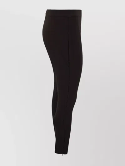 Herno Stretch Fabric Slim Fit Trousers In Brown