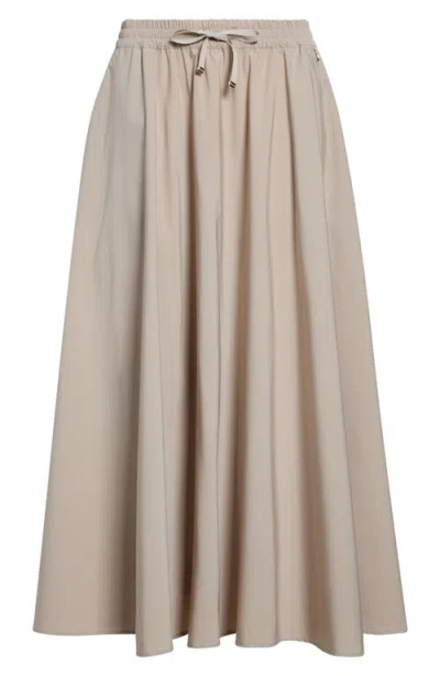 Herno Stretch Modal Midi Skirt In 1985 Chantilly