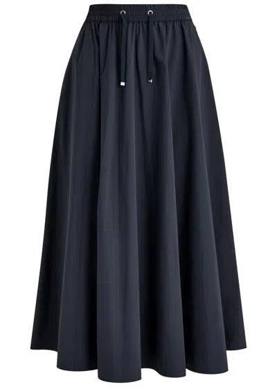 Herno Gonna Light Nylon Stretch Nero In Black