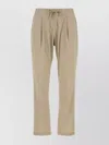 Herno Stretch Nylon Pant Inverted Pleats