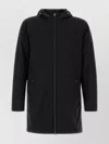 Herno Men Black Stretch Nylon Parka In Black