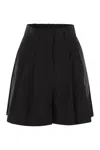 Herno Pleated Detail Shorts