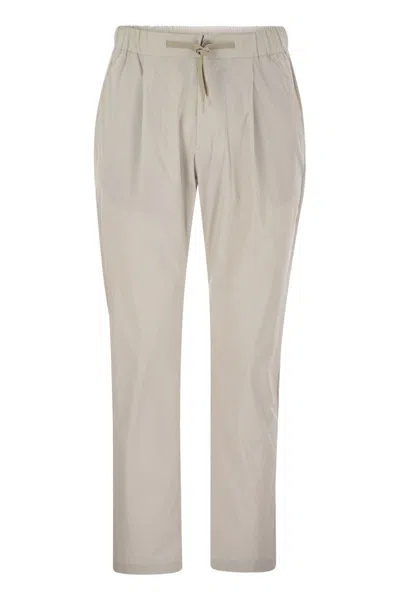 HERNO HERNO STRETCH NYLON TROUSERS