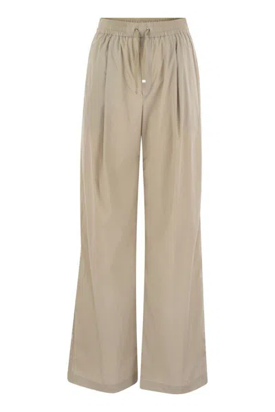 HERNO HERNO STRETCH NYLON TROUSERS