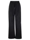 Herno Stretch Nylon Trousers In Black