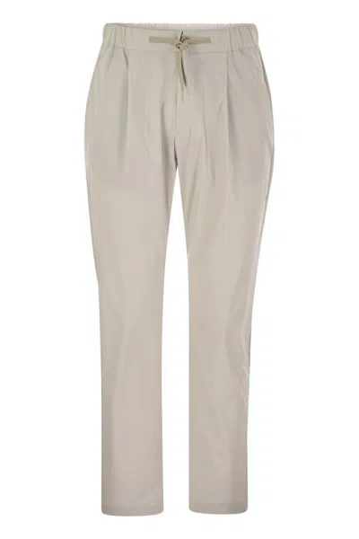 HERNO HERNO STRETCH NYLON TROUSERS