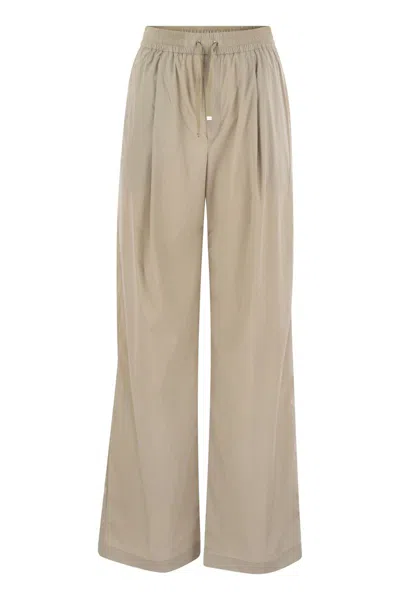 HERNO HERNO STRETCH NYLON TROUSERS