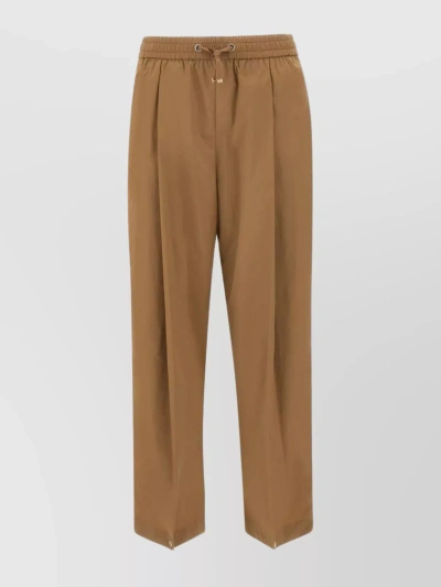 Herno Trousers In Light Nylon Stretch In Copper