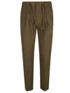 Herno Drawstring Casual Pants In Green