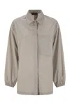 Herno Elasticated Cuff Textured Shirt