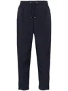 Herno Lightweight Drawstring Cropped Trousers
