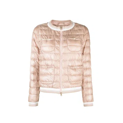 HERNO HERNO STRIPE TRIM PADDED JACKET