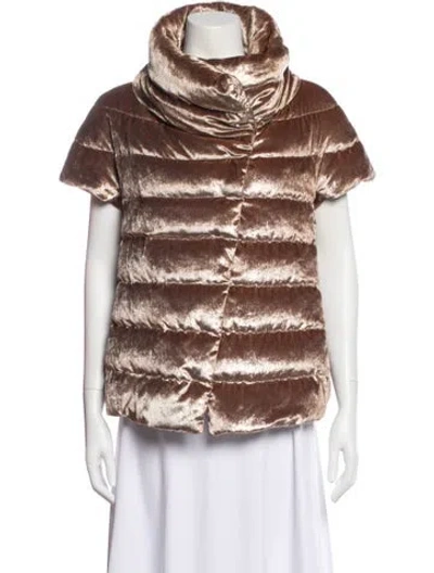 Pre-owned Herno Striped Down Jacket