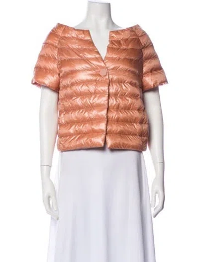 Pre-owned Herno Striped Down Jacket In Multi