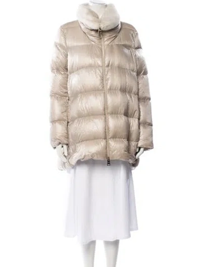 Pre-owned Herno Striped Jacket In Neutral